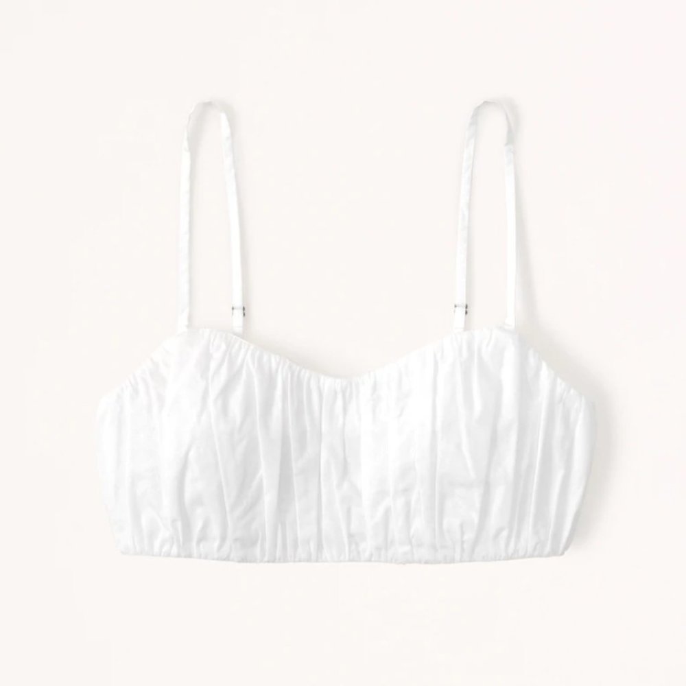 Abercrombie and Fitch Ruched Tiny Set Top